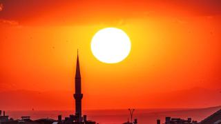 Karaman'da gün batımı