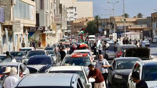 Gazze’ye ilerleyen Mağrib Direniş Konvoyu Libya’nın Zliten kentinden Misrata’ya doğru yola çıktı