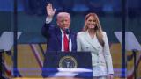 ABD Başkanı Trump askeri geçit törenine katıldı
