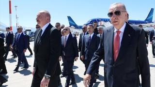 Cumhurbaşkanı Erdoğan ve Azerbaycan Cumhurbaşkanı Aliyev Kahramanmaraş'ta