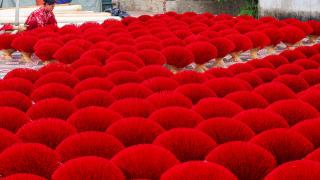 Vietnam'da geleneksel tütsü üretimi