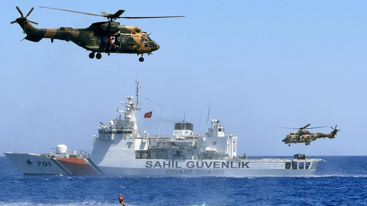 Şehit Teğmen Caner Gönyeli Tatbikatı deniz safhasının ardından sona erdi