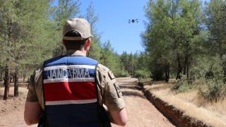 Kilis'te ormanlar yangınlara karşı jandarma tarafından denetleniyor