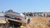 Mersin'de otomobil devrildi: 1 ölü