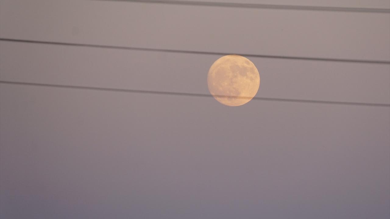 Tekirdağ`da dolunay