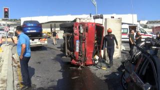 Başakşehir'de zincerleme kaza: 3 kişi yaralandı