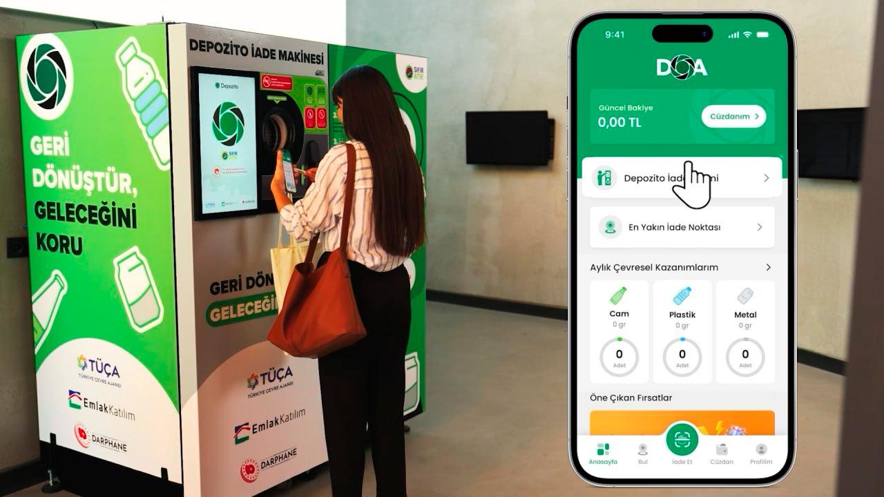 Depozito iade işlemlerinde günlük 50 bin ambalaj toplanıyor