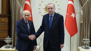 Erdoğan ve Bahçeli'den 'Terörsüz Türkiye' görüşmesi