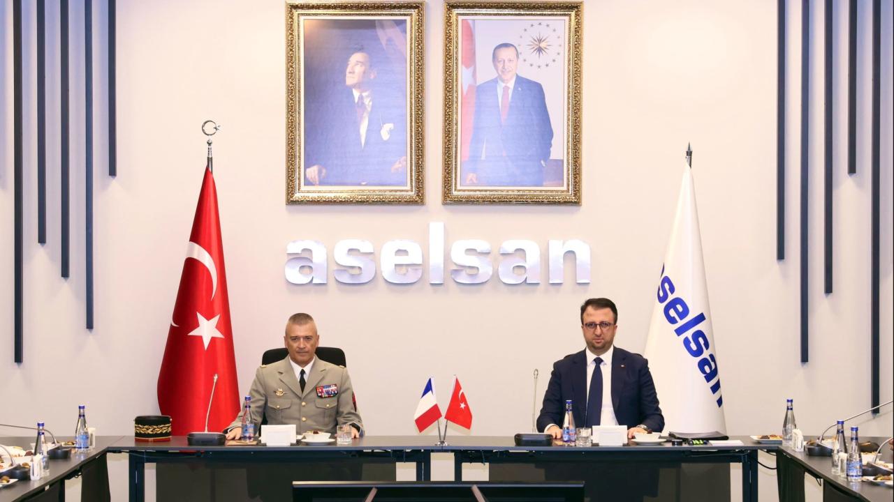 Fransa Genelkurmay Başkanı Burkhard, ASELSAN'ı ziyaret etti