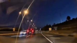 Ankara'da 2 kişinin öldüğü kazada aracın ters yöne girme anı kamerada