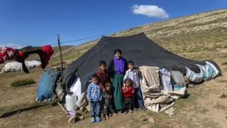 Sivas’ın Yama Dağı eteklerindeki yaylalar göçerlere ev sahipliği yapıyor