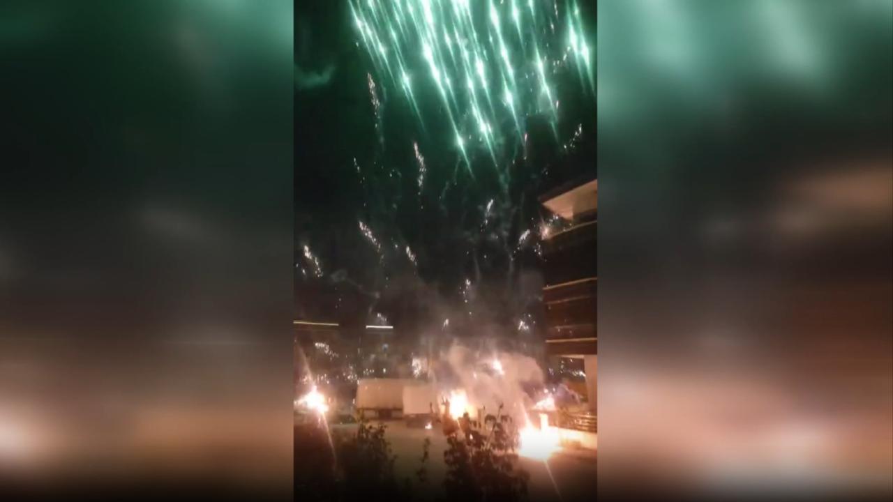 Ankara'da düğün sonrası atılan havai fişekler yangına neden oldu