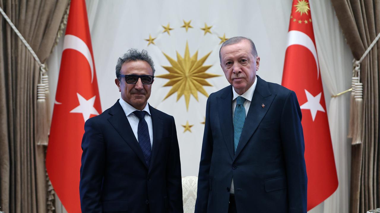 Cumhurbaşkanı Erdoğan, Hamdi Ulukaya'yı kabul etti
