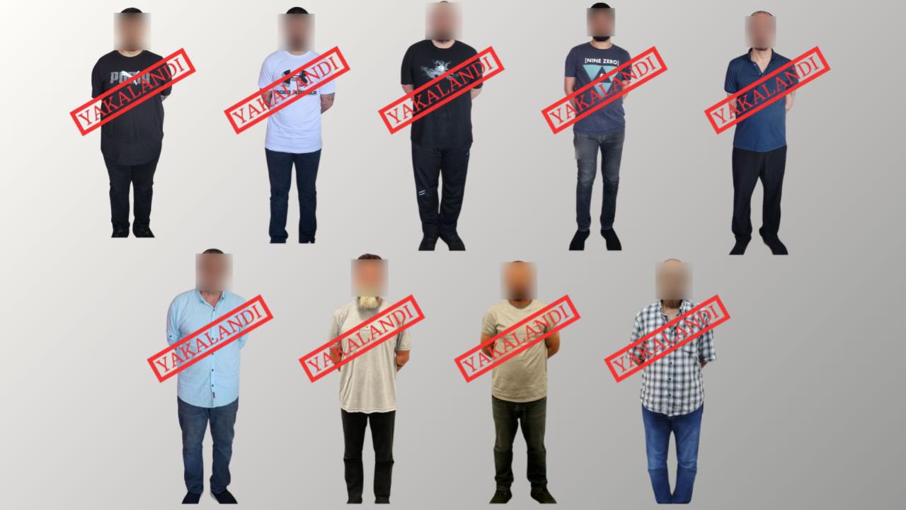 Aranan 9 suçlu Türkiye'ye getirildi