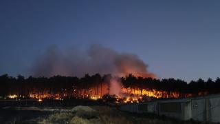 Bursa'nın Orhaneli ilçesindeki orman yangınına müdahale sürüyor
