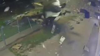 Kuvvetli fırtına çatıyı uçurdu