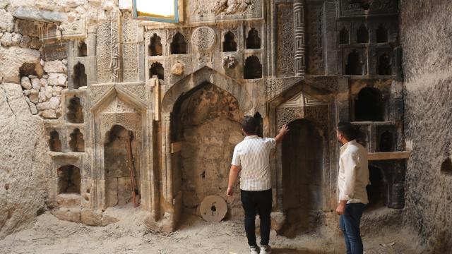 Nevşehir'de temizlenen odunluğun 6 asırlık ibadethane olduğu ortaya çıktı