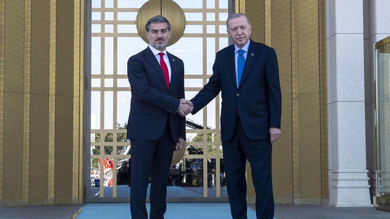 Cumhurbaşkanı Erdoğan, Gürcistan Cumhurbaşkanı Kavelashvili'yi resmi törenle karşıladı