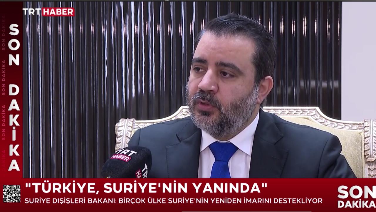 Suriye Dışişleri Bakanı Şeybani: Türkiye, Suriye'nin yanında