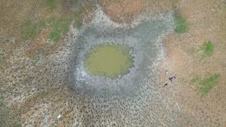 Bilecik'teki doğal gölet kuruma tehdidiyle karşı karşıya kaldı