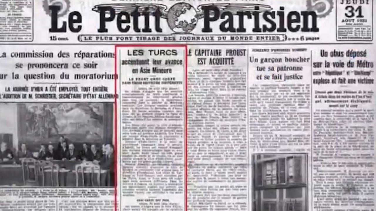 1922'de dünyada manşetler: Türkler ilerliyor