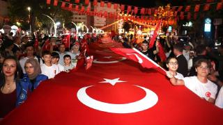 Afyonkarahisar'da Büyük Taarruz'un 103. yıl dönümü dolayısıyla fener alayı düzenlendi