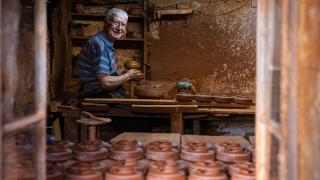 Karacasu’nun asırlık çömlek geleneği yaşatılıyor