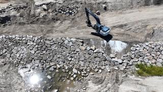 Meriç Nehri kıyısındaki setler güçlendiriliyor