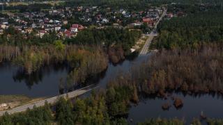 Polonya'da eski maden sahasında sular yükseldi