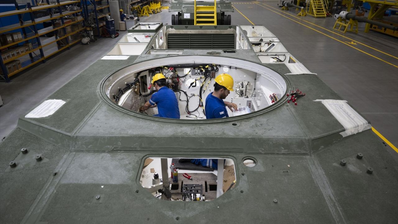 ALTAY Tankı'nın seri üretimi ilk kez görüntülendi