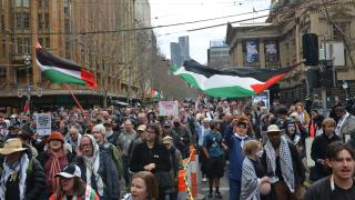 Avustralya'da binlerce kişi İsrail'e yaptırım talebiyle sokağa çıktı