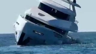 40 milyonluk yat, denize indirildikten 15 dakika sonra battı