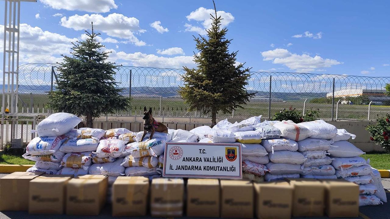 Ankara’da şüpheli tırlardan 6,1 ton kaçak tütün ele geçirildi