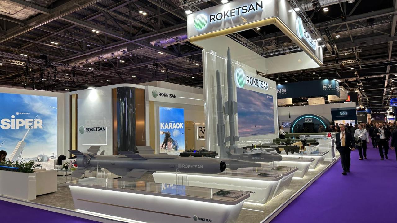Roketsan’ın yeni nesil savunma sistemleri Londra’da sergileniyor