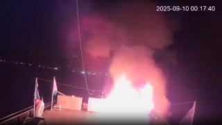 Küresel Sumud Filosu'na yeni bir İHA saldırısı düzenlendi