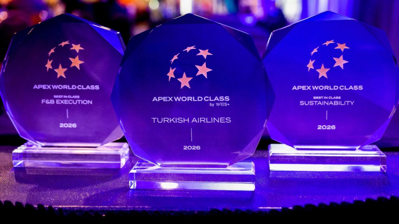THY, 5'inci kez APEX World Class ödülünün sahibi oldu