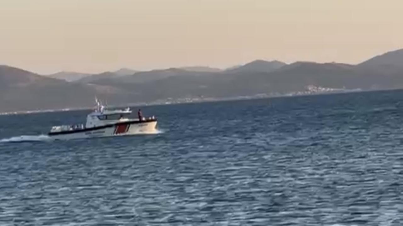Balıkesir'de denize açıldıktan sonra haber alınamayan kişi için arama çalışması başlatıldı
