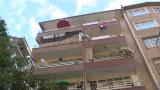 Balkon çöktü, 5 katlı bina boşaltıldı