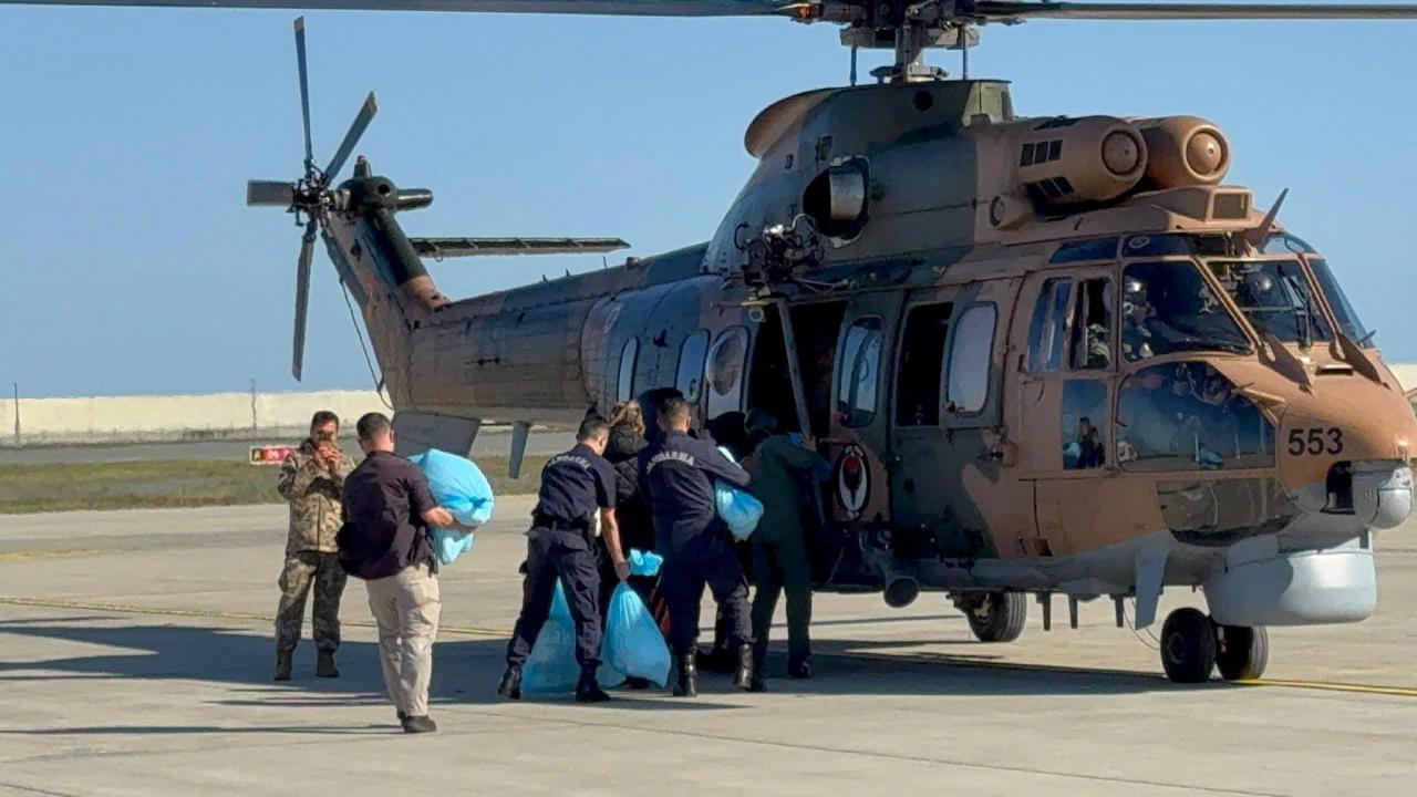 Ayder ulaşıma açıldı, yayladakiler helikopterlerle alındı