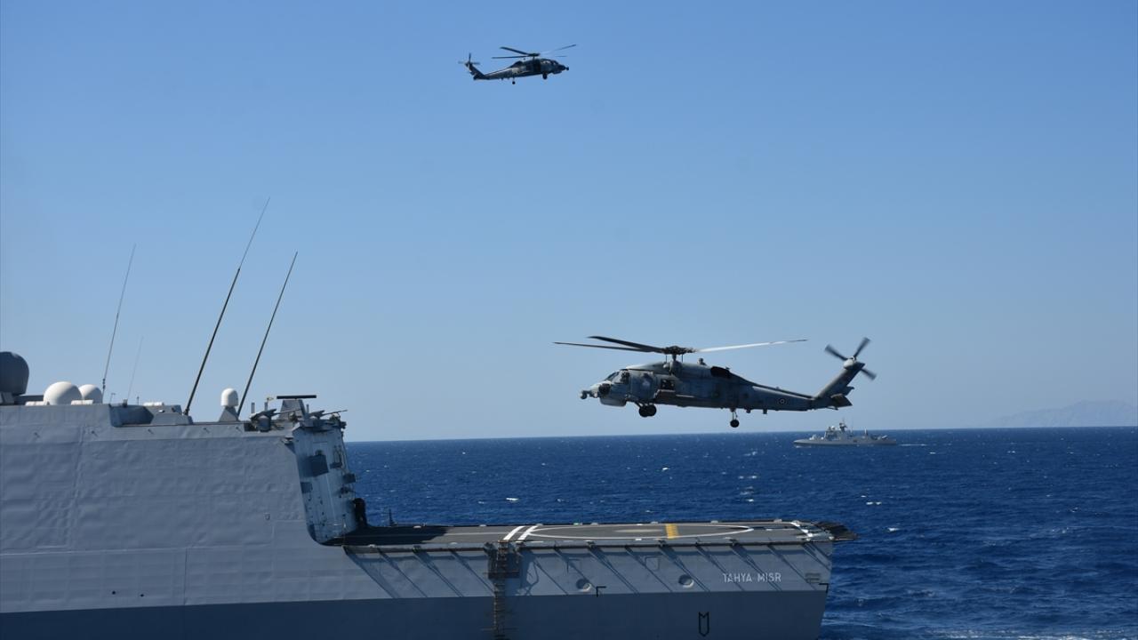 Türkiye-Mısır Dostluk Denizi-2025 Tatbikatı seçkin gözlemci günü yapıldı