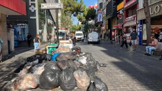 İzmir'de çöp dağları Karşıyaka'ya uzandı, sokaklarda fareler cirit attı