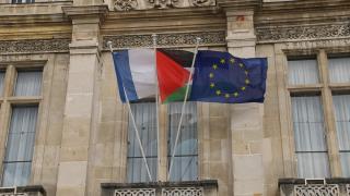 Fransa’da 21 belediye Filistin bayrağı astı