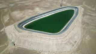 Niğde'de elma bahçelerinde kuraklığa karşı havuzlu önlem