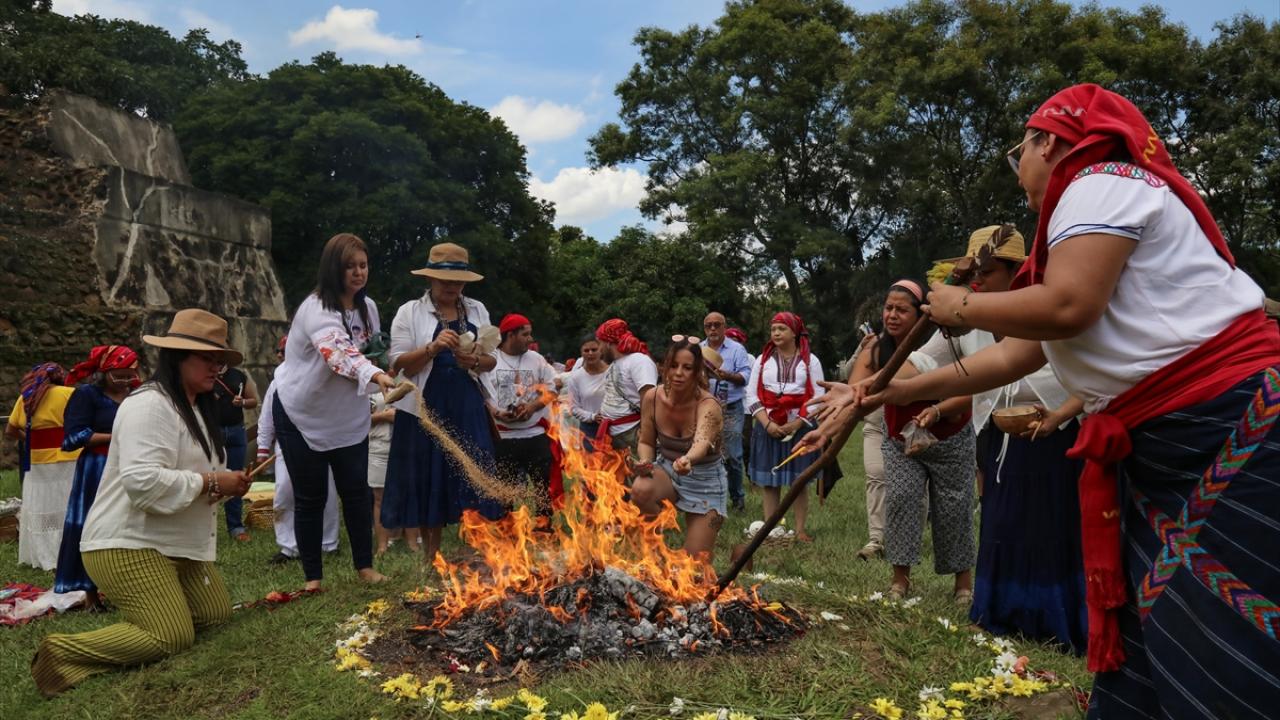 El Salvador’daki arkeolojik sit alanda "Sonbahar Ekinoksu" kutlandı