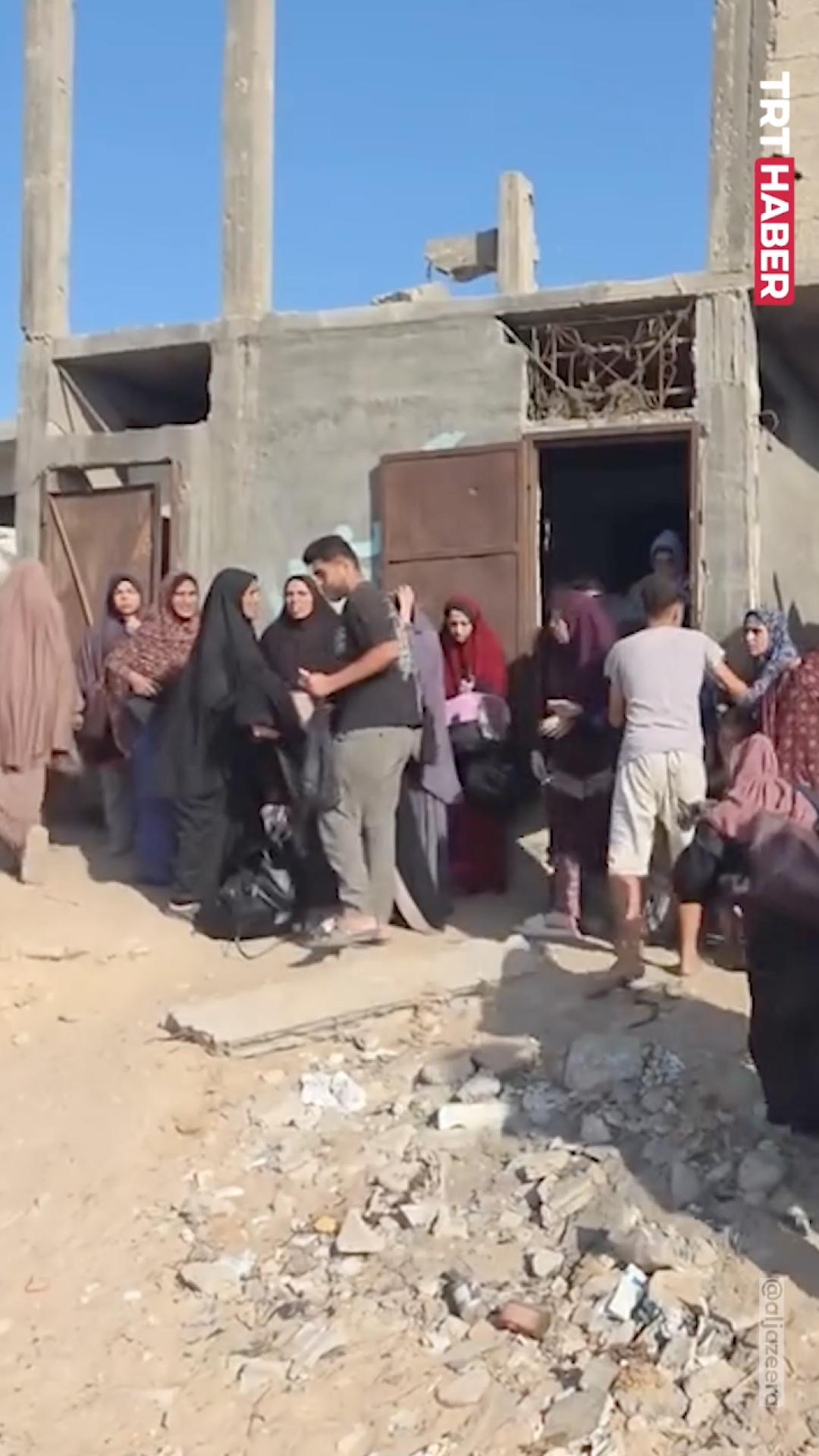 İsrail'in Gazze'ye saldırdığı anlar