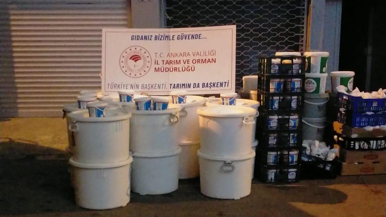Ankara’da gıda denetimi: 3 tonun üzerinde bozuk ürün imha edildi