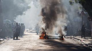 Haiti’de evsiz aileler hükümete tepki gösterdi