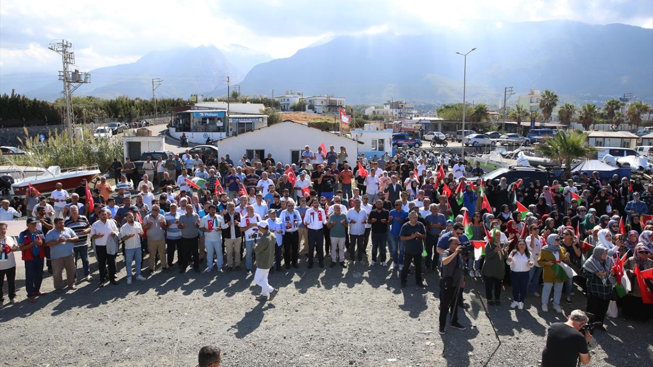 Hatay'da Küresel Sumud Filosu'nu "selamlama" etkinliği düzenlendi