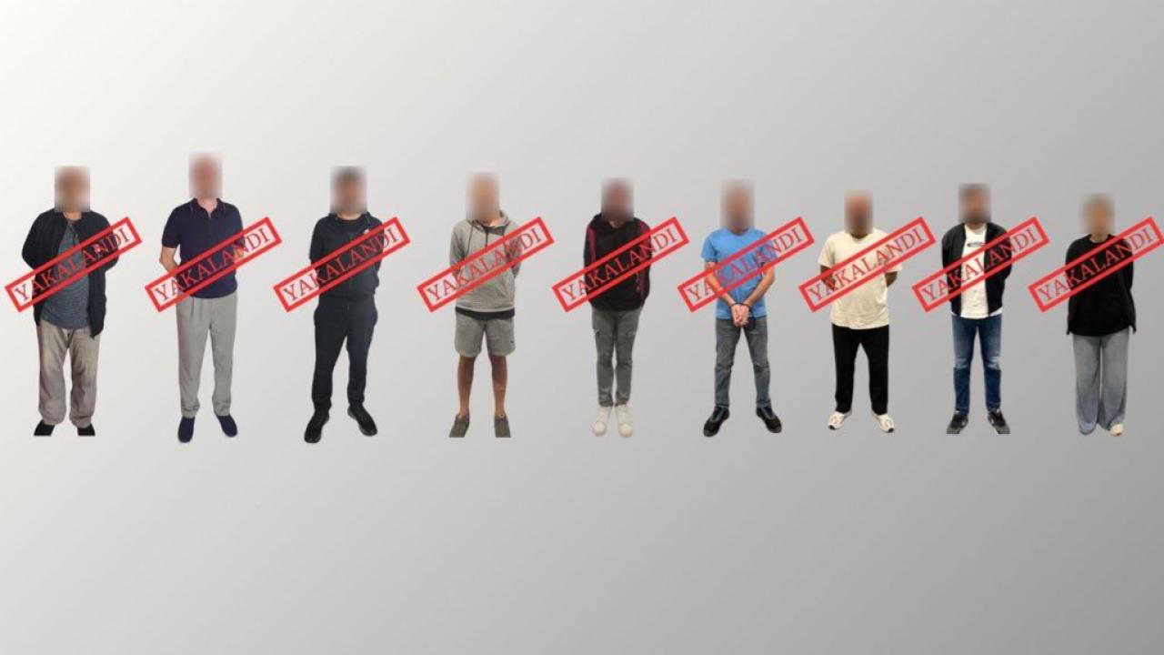 Kırmızı bültenle aranan 9 suçlu Türkiye’ye getirildi