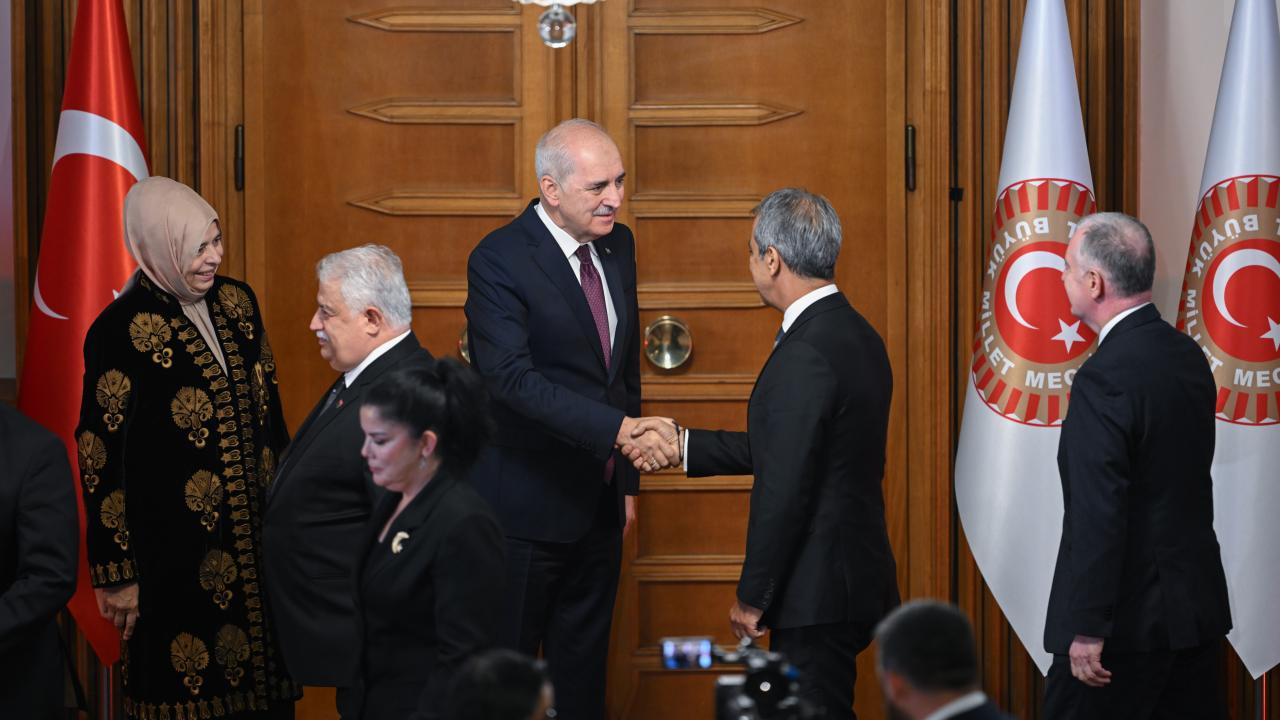 TBMM Başkanı Kurtulmuş yeni yasama yılı dolayısıyla resepsiyon verdi
